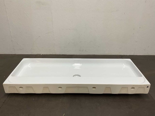 Valdama - wastafel - zonder kraangat 120x46cm - afbeelding 5 van  10