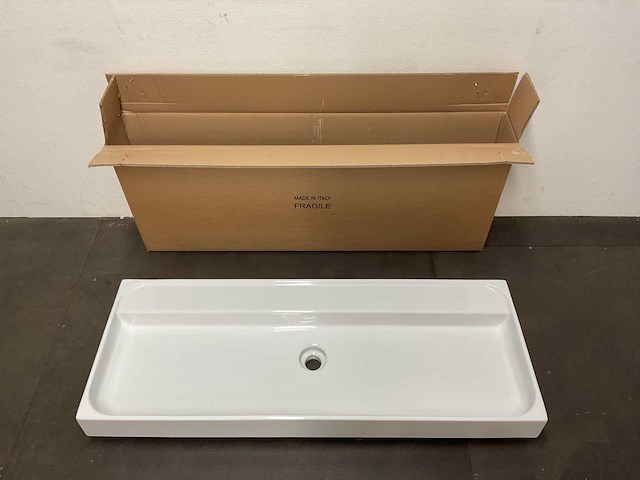 Valdama - wastafel zonder kraangat 120 x 46 cm - afbeelding 4 van  9