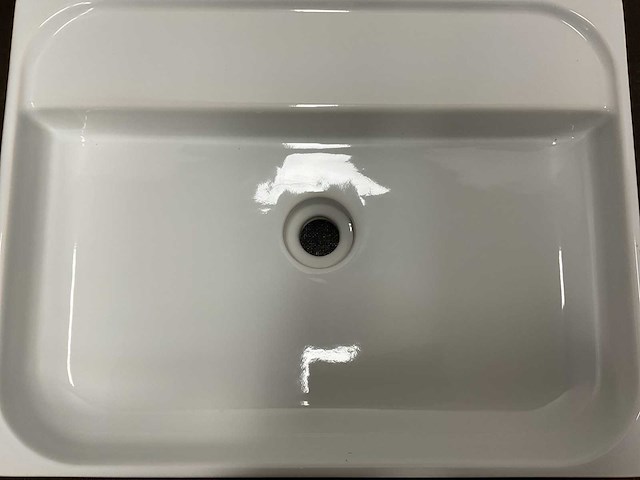 Valdama - wastafel zonder kraangat 60 x 45 cm - afbeelding 2 van  4