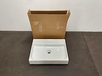 Valdama - zonder kraangat wastafel 60 x 45 cm - afbeelding 3 van  8