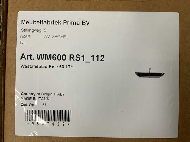 Valdama wm600 rs1_112 wastafel 61 x 47 cm - afbeelding 8 van  8