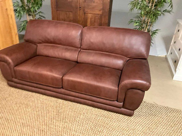 Valencia lederen bankstel - afbeelding 2 van  18