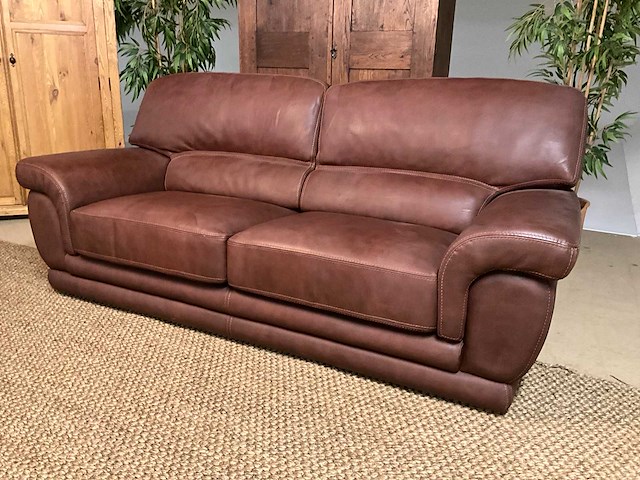 Valencia lederen bankstel - afbeelding 1 van  18