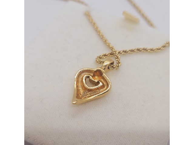 Valentino goldplated pendant collier - inclusief doos - afbeelding 5 van  8