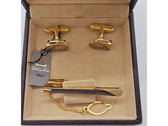 Valentino rudy manchetknopen + tie pin - afbeelding 4 van  9