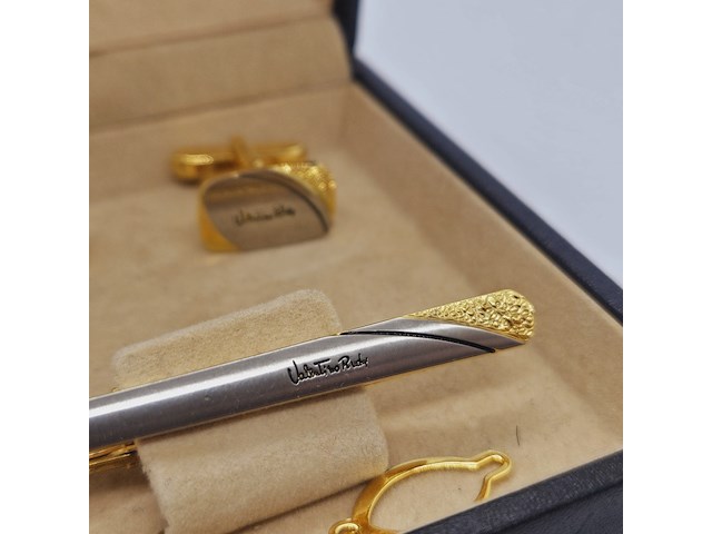 Valentino rudy manchetknopen + tie pin - afbeelding 5 van  9