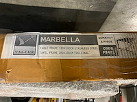 Valeur marbella rvs tuintafel - afbeelding 3 van  4