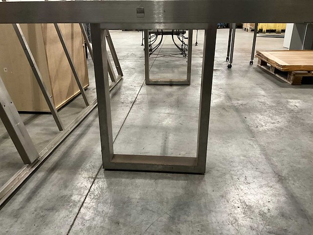 Valeur rechthoek rvs tuintafel frame (2x) - afbeelding 3 van  5