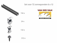 Valk solar - montageset voor 72 zonnepanelen staaldak (6x12) - afbeelding 2 van  2