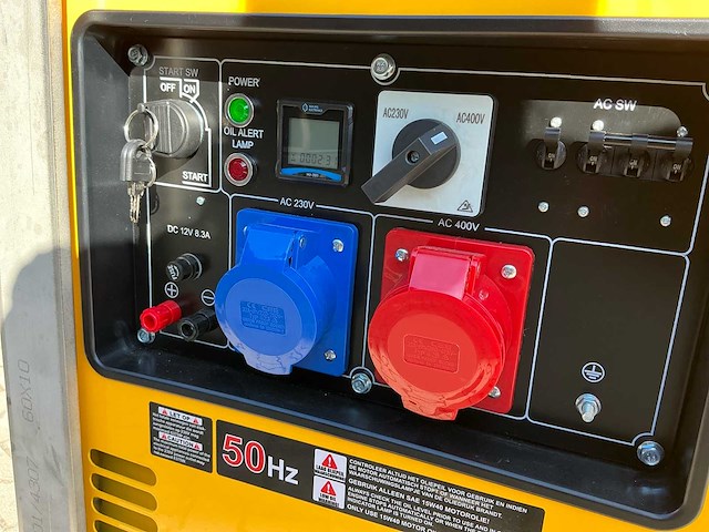 Valkenpower dg11000se3 luchtgekoelde diesel generator in rvs hijskrat - afbeelding 5 van  21