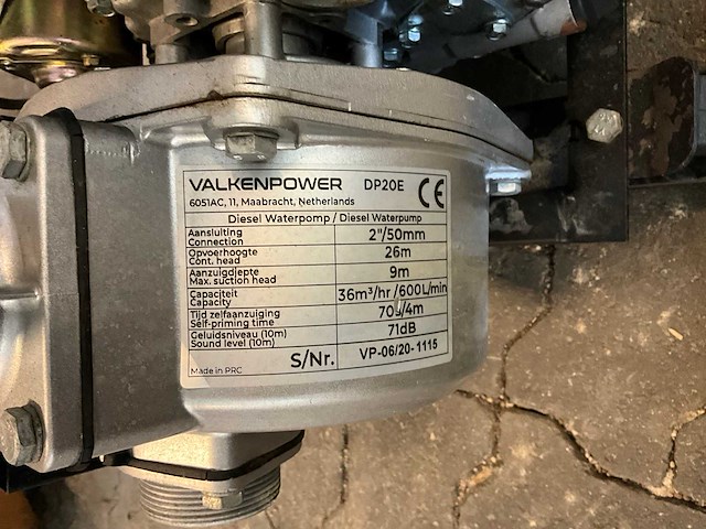 Valkenpower dp20e waterpomp - afbeelding 10 van  10