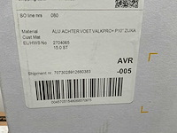 Valkpro pallet alu voor/achter voet overige installatie materialen (2x) - afbeelding 4 van  6