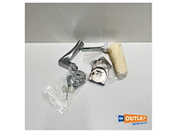 Valli & valli h1045 r8y door clink set chrome - satijn - afbeelding 2 van  4