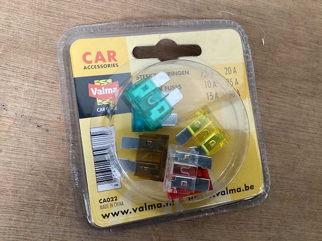 Valma set steekzekeringen, 6 delig (112x) - afbeelding 1 van  3