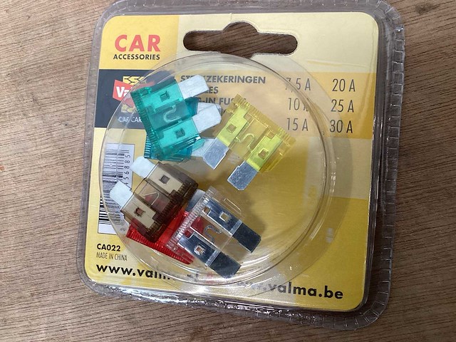 Valma set steekzekeringen, 6 delig (112x) - afbeelding 3 van  3