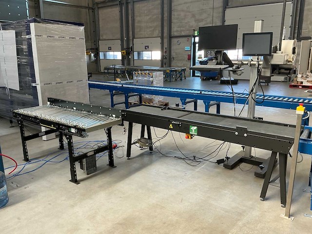 Valor 2024 qliqflow geautomatiseerde print & apply labelinstallatie met interroll transportbaan (zeer weinig draaiuren) - afbeelding 1 van  25