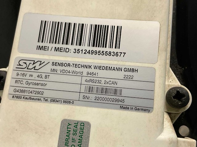 Valtra / novatel autoguide gps ontvanger - afbeelding 5 van  5