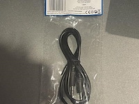 Valueline audiokabel 1mtr & nedis audiokabels type cagp2500bk10 (5 stuks) - afbeelding 1 van  2