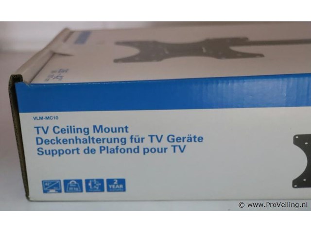 Valueline plafondbeugel voor tv vlm-mc10 - afbeelding 3 van  5