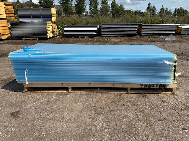 Van boven - polycarbonaat sheets - dakmaterialen 72,50 m2 (29x) - afbeelding 7 van  7