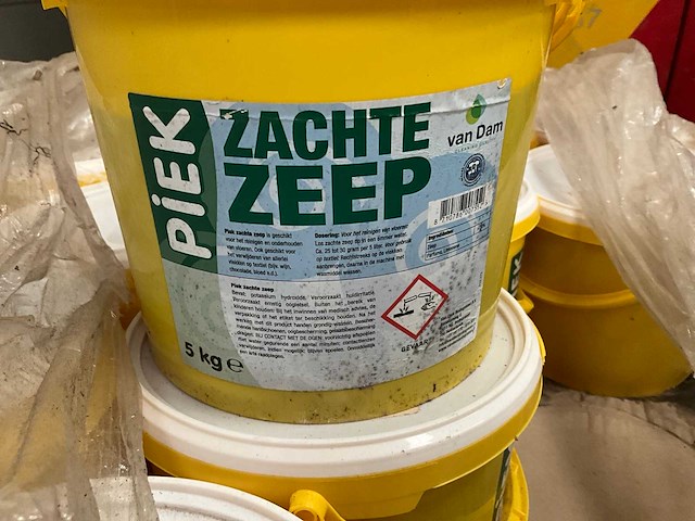 Van dam piek zachte zeep/groene zeep 5kg - afbeelding 4 van  4