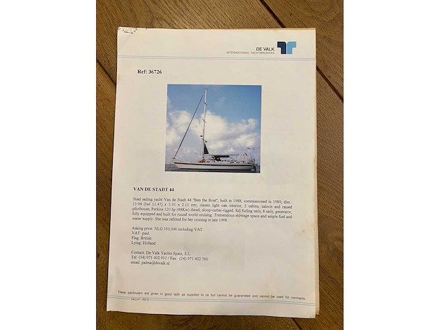 Van de stadt - 44 - zeiljacht - afbeelding 90 van  94