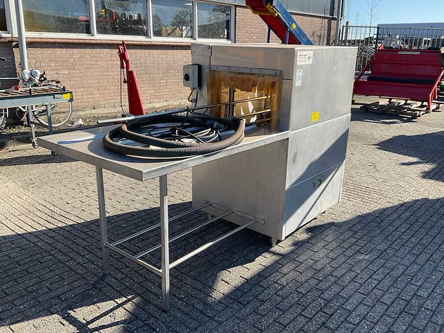 Van de vecht rvs krattenwasmachine - afbeelding 1 van  6