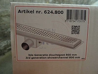 Van den berg - douchegoot 800mm - afbeelding 2 van  2