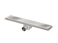 Van den berg - ss channel - - douchegoot 80cm met flens zij-uitloop 50 mm - afbeelding 1 van  4