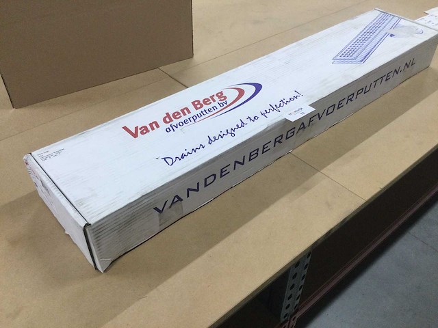 Van den berg - ss channel - - douchegoot 80cm met flens zij-uitloop 50 mm - afbeelding 3 van  4