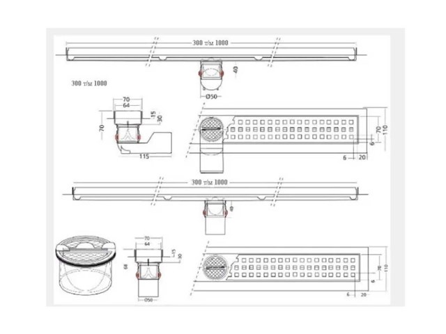 Van den berg rvs douchegoot (2x) - afbeelding 8 van  10