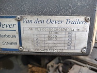 Van den oever trailers 1200-2d/23olzs oplegger - afbeelding 6 van  9
