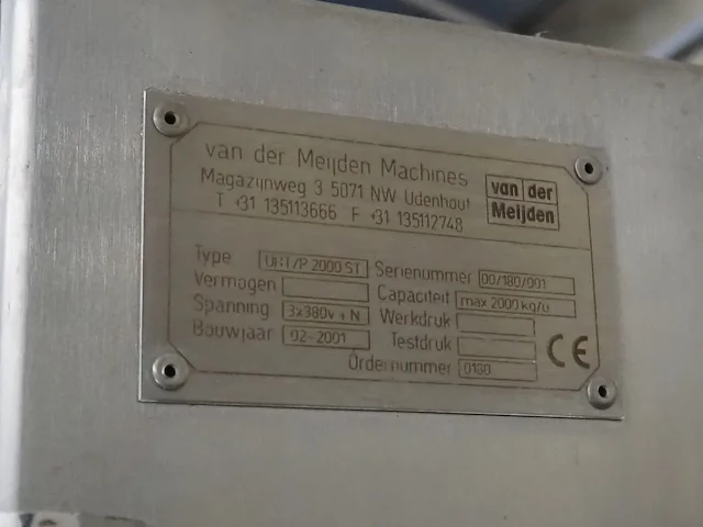 Van der meijden machines - afbeelding 66 van  100
