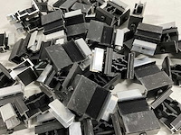 Van der valk - eindklem aluminium 28-50 zwart (100x) - afbeelding 1 van  3