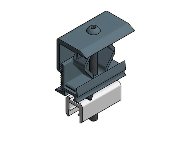 Van der valk 721552zw partij eindklemmen voor side+ profielen, ca. 245 stuks - afbeelding 1 van  4