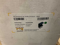 Van der valk 721552zw partij eindklemmen voor side+ profielen, ca. 245 stuks - afbeelding 4 van  4