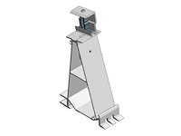 Van der valk 724670 aluminium voet p10 (15x) - afbeelding 1 van  6