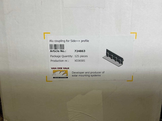 Van der valk 724863 aluminium koppelstukken (125x) - afbeelding 4 van  5