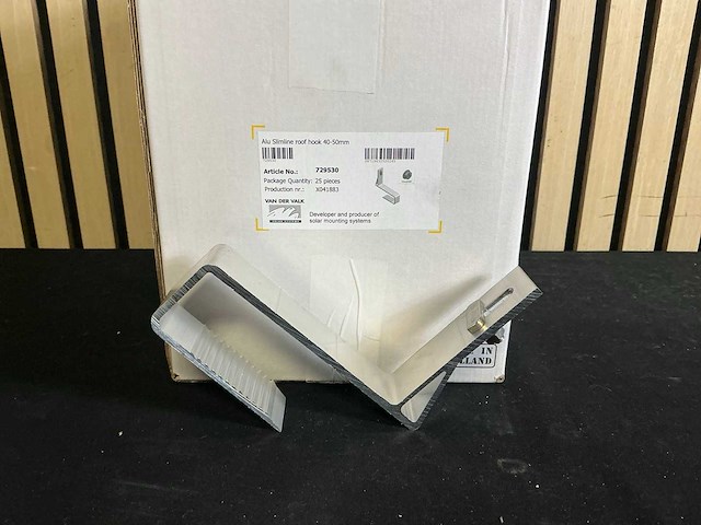 Van der valk 729530 aluminium slimline dakhaak 40-50mm (25x) - afbeelding 2 van  7