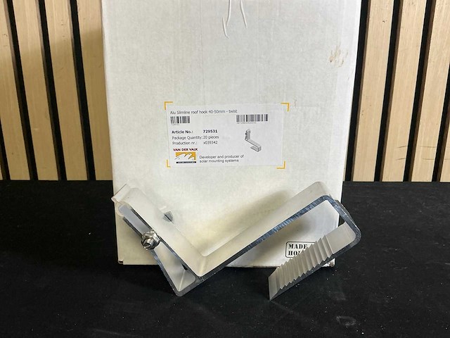 Van der valk 729531 aluminium slimline dakhaak 40-50mm - twist (20x) - afbeelding 2 van  7