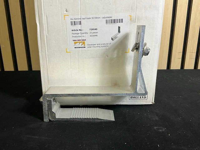 Van der valk 729540 aluminium dakhaak 39-59mm (25x) - afbeelding 3 van  7
