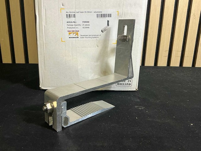 Van der valk 729540 aluminium dakhaak 39-59mm (50x) - afbeelding 4 van  7