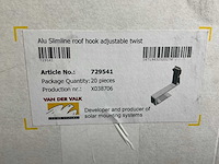 Van der valk 729541 aluminium dakhaak (25x) - afbeelding 6 van  7