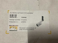 Van der valk slimline 729540 doos á 25 stuks dakhaken (6x) - afbeelding 2 van  2