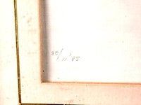 Van droogbloemen vervaardigde wandversiering - afbeelding 4 van  5