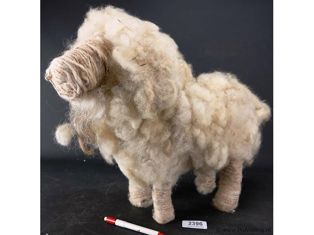 Van echt wol vervaardigd schaap - afbeelding 1 van  5