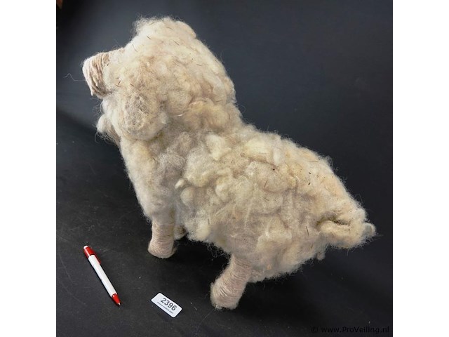 Van echt wol vervaardigd schaap - afbeelding 3 van  5