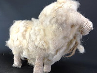 Van echt wol vervaardigd schaap - afbeelding 4 van  5