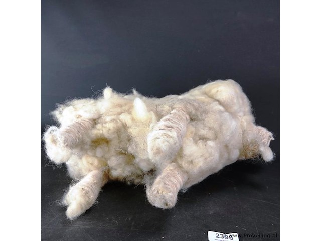 Van echt wol vervaardigd schaap - afbeelding 5 van  5