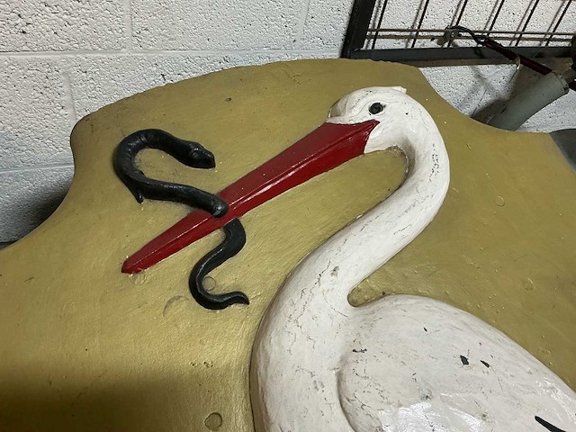 Van enthoven gietijzeren kunstwerk (wapenschild den haag) - afbeelding 2 van  8